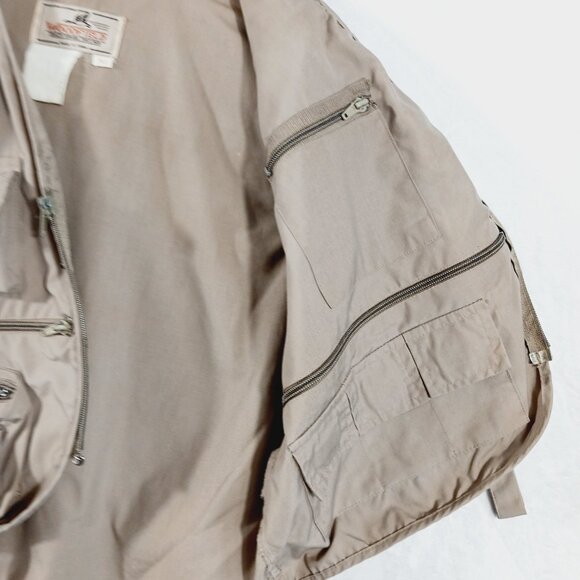 Woodfield Men's Tan Vest, Outdoor, Fishing, Hunting, Size M, See Description - Picture 7 of 15